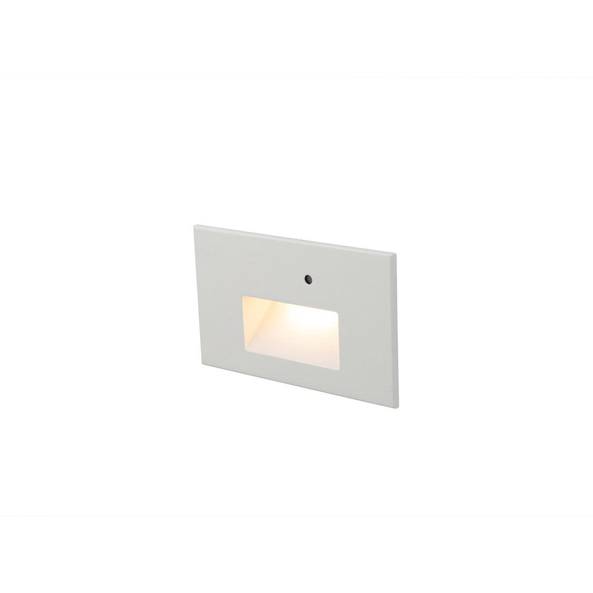 WAC Lighting - Step Light With Photocell Horizontal Anti-Microbial LED Step and Wall Light - WL-LED103-30-WT | Montreal Lighting & Hardware