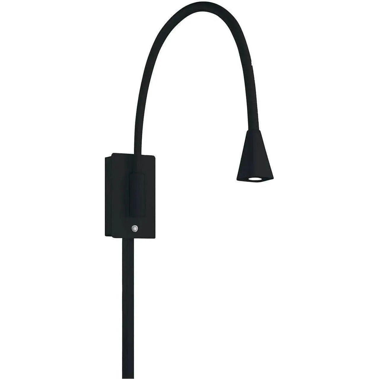 WAC Lighting - Stretch LED Reading Light - BL-1630-BK | Montreal Lighting & Hardware