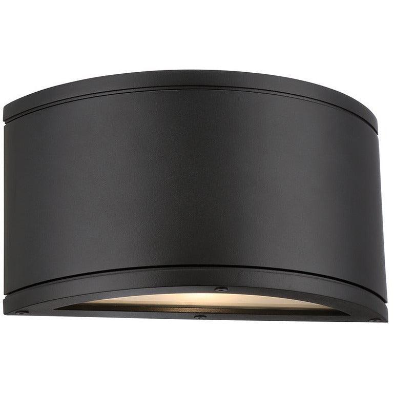 WAC Lighting - Tube Half Cylinder LED Outdoor Wall Light - WS-W2609-BK | Montreal Lighting & Hardware
