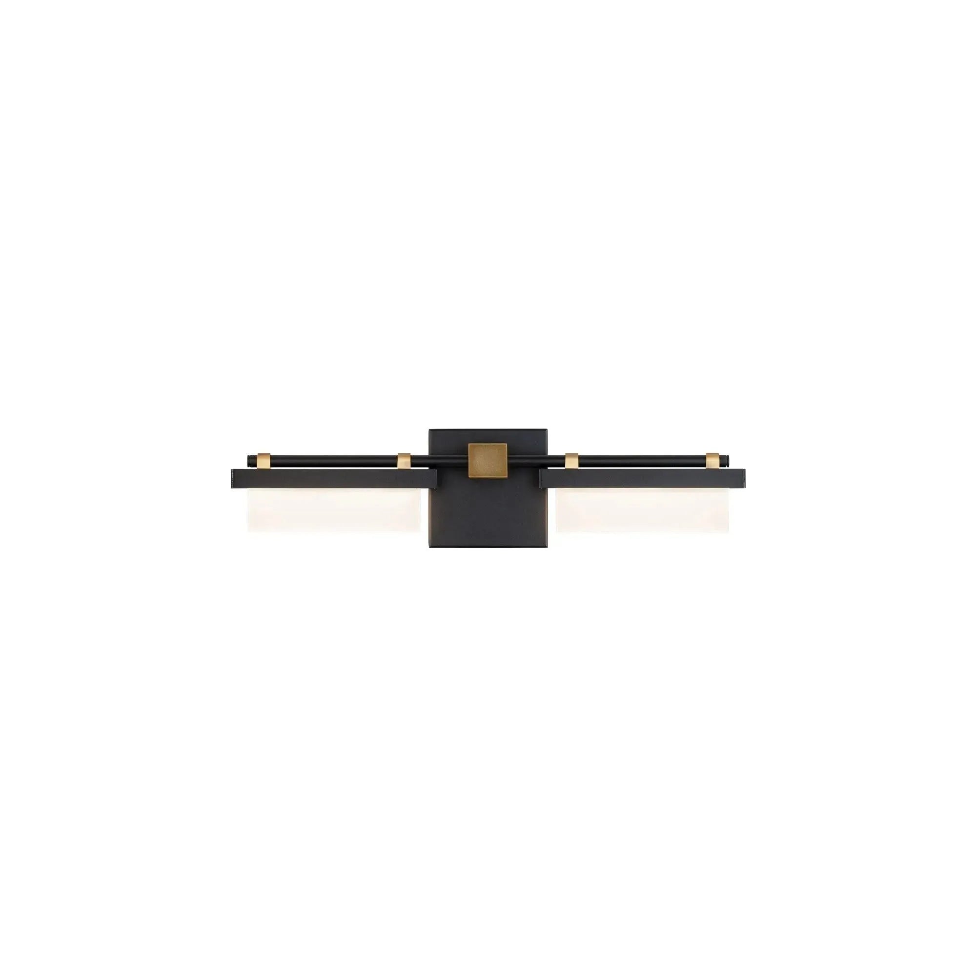 WAC Lighting - Two Fold LED Bath Vanity - WS-91420-BK/AB | Montreal Lighting & Hardware