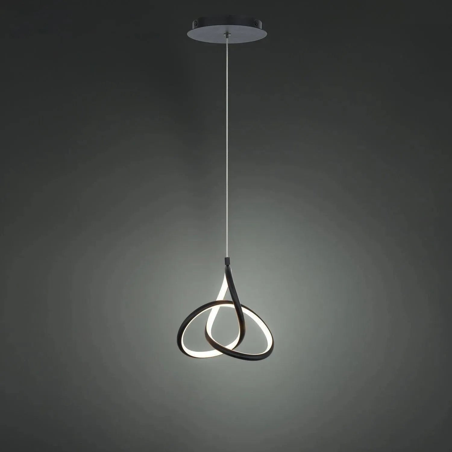 WAC Lighting - Vornado LED Mini Pendant - PD-84907-BK | Montreal Lighting & Hardware