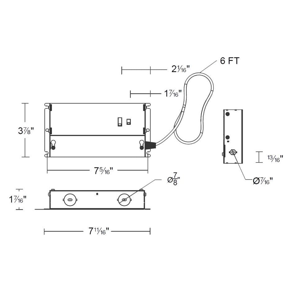 Alimentation à distance Duet invisible