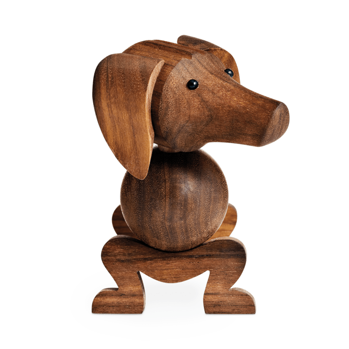 Kay Bojesen 39201 Figurine en bois pour chien en noyer