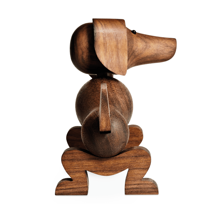 Kay Bojesen 39201 Figurine en bois pour chien en noyer