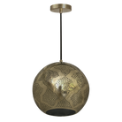 Dounia Home - DH-WARPENLIG-SM-MGM - Warda Pendant Light - Matte Gun Metal