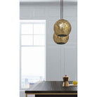 Dounia Home - DH-WARPENLIG-SM-PC - Warda Pendant Light - Polished Copper