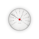 Arne Jacobsen Clocks 43686 Bankers Barometer in White/Black/Red