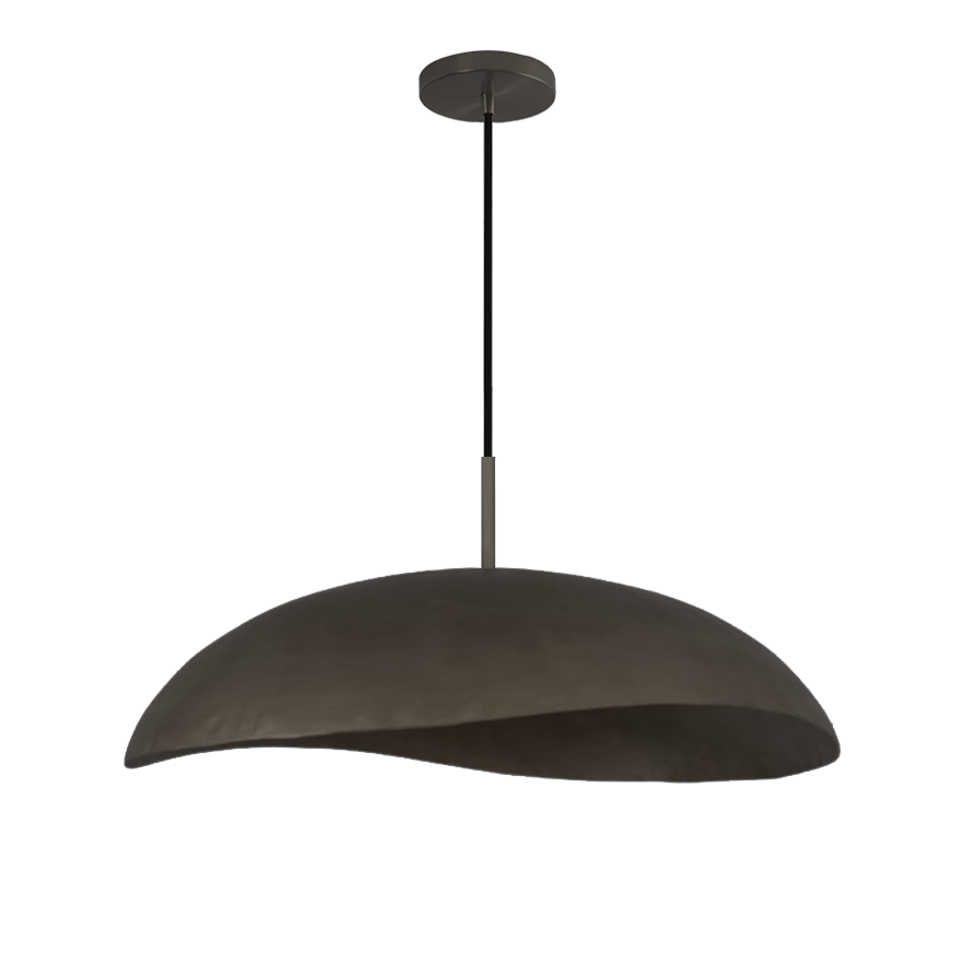 Dounia Home - DH-ZAHPENLIG-SM-NIK - Zahra Pendant Light - Brushed Nickel Silver