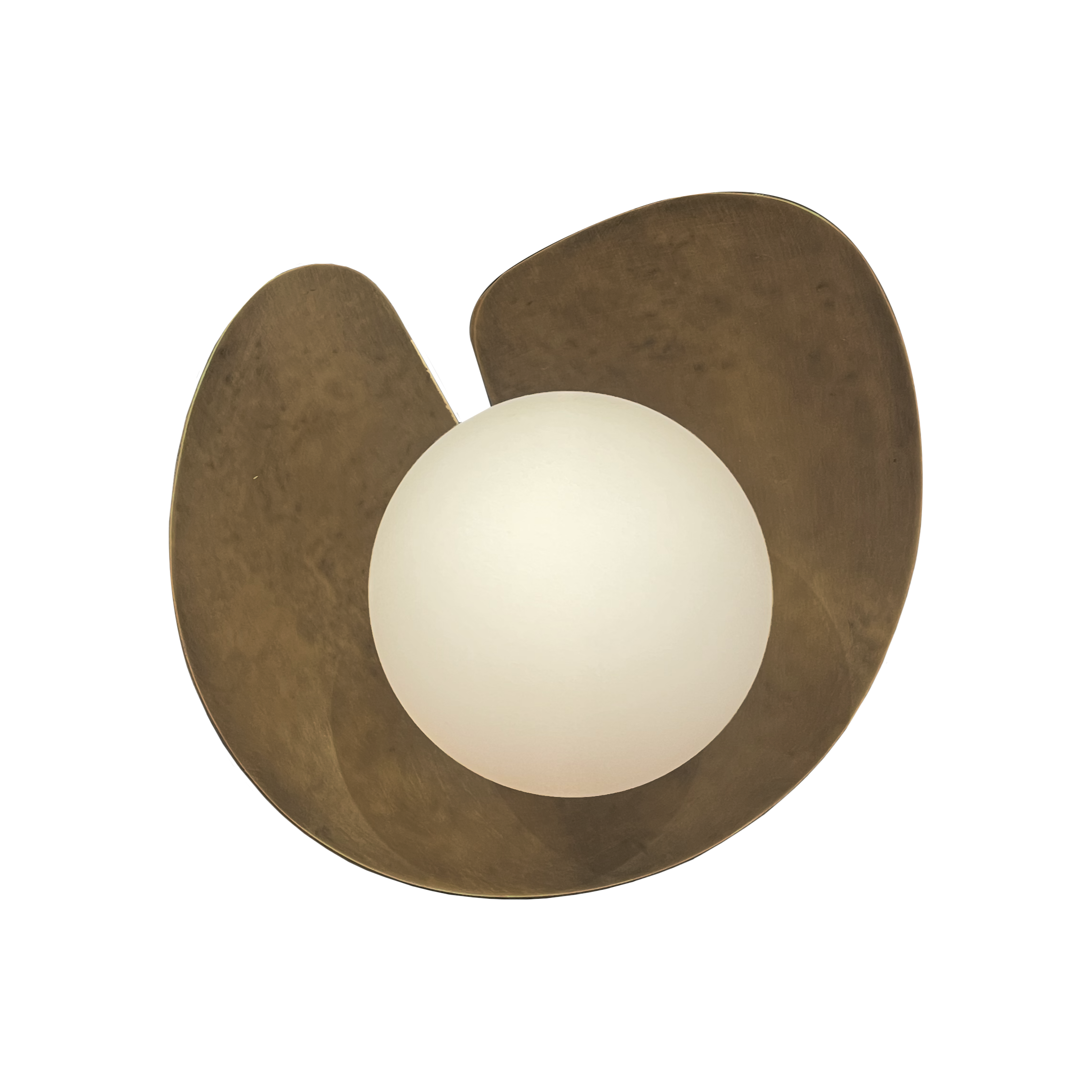 Dounia Home - DH-ZAHWALSCO-MD-BRS - Zahra Wall Sconce - Polished Brass
