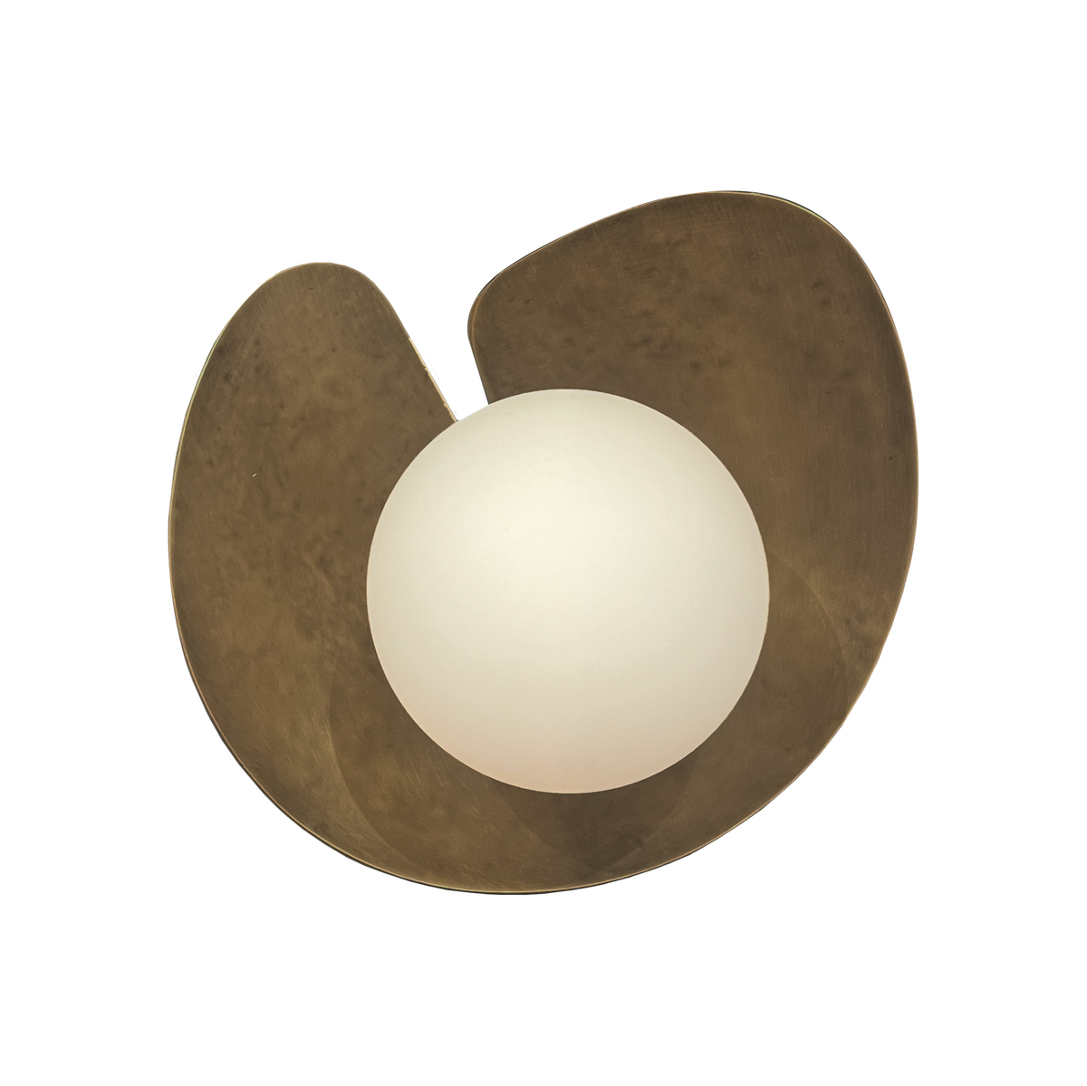 Dounia Home - DH-ZAHWALSCO-MD-BRS - Zahra Wall Sconce - Polished Brass