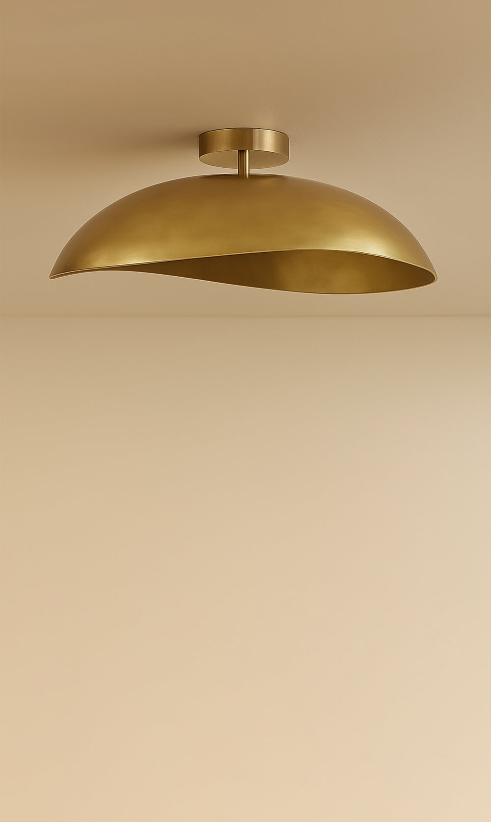 Dounia Home - DH-ZAHSEMFLU-MD-PC - Zahra Semi-Flush - Polished Copper