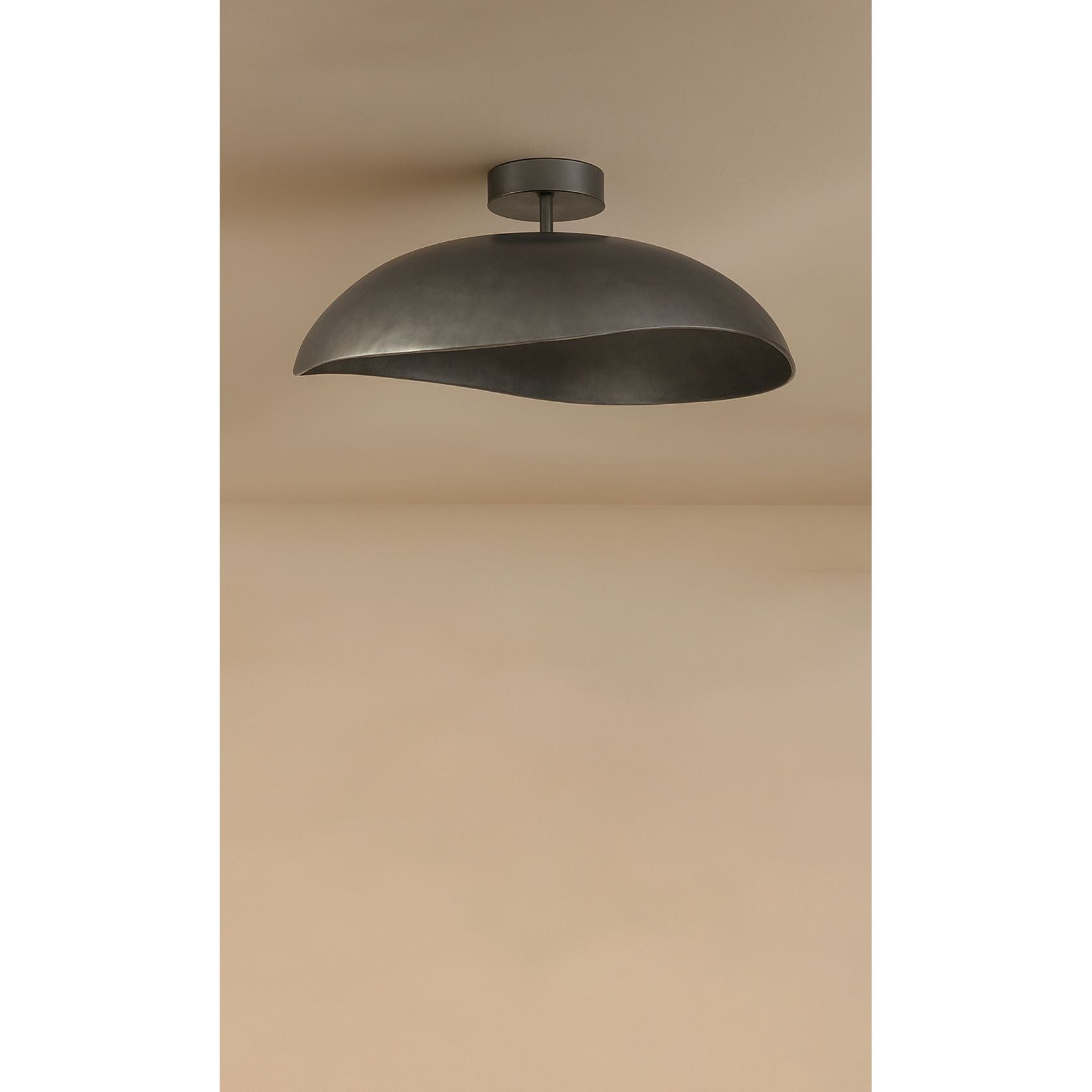 Dounia Home - DH-ZAHSEMFLU-MD-BRS - Zahra Semi-Flush - Polished Brass