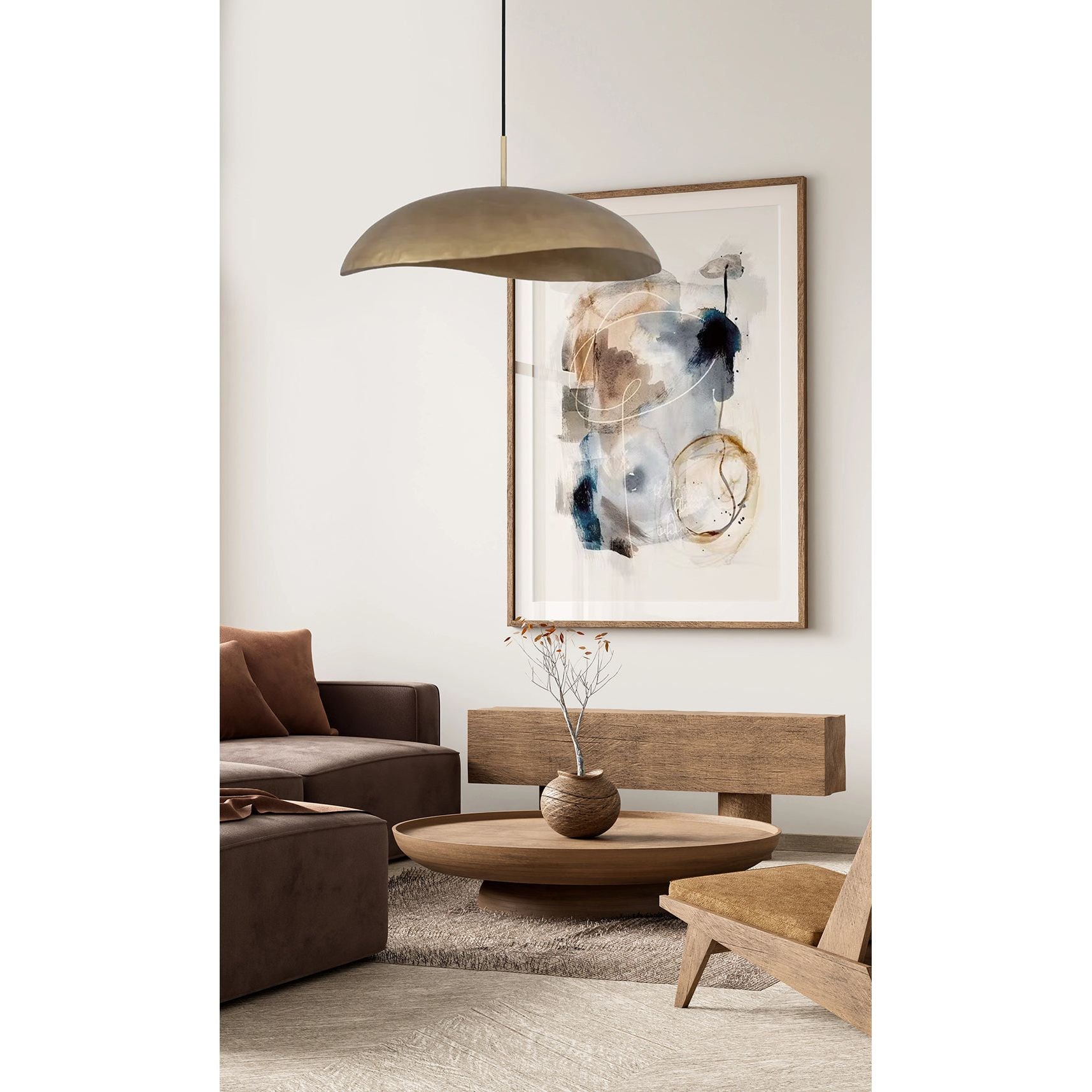 Dounia Home - DH-ZAHPENLIG-SM-MGM - Zahra Pendant Light - Matte Gun Metal