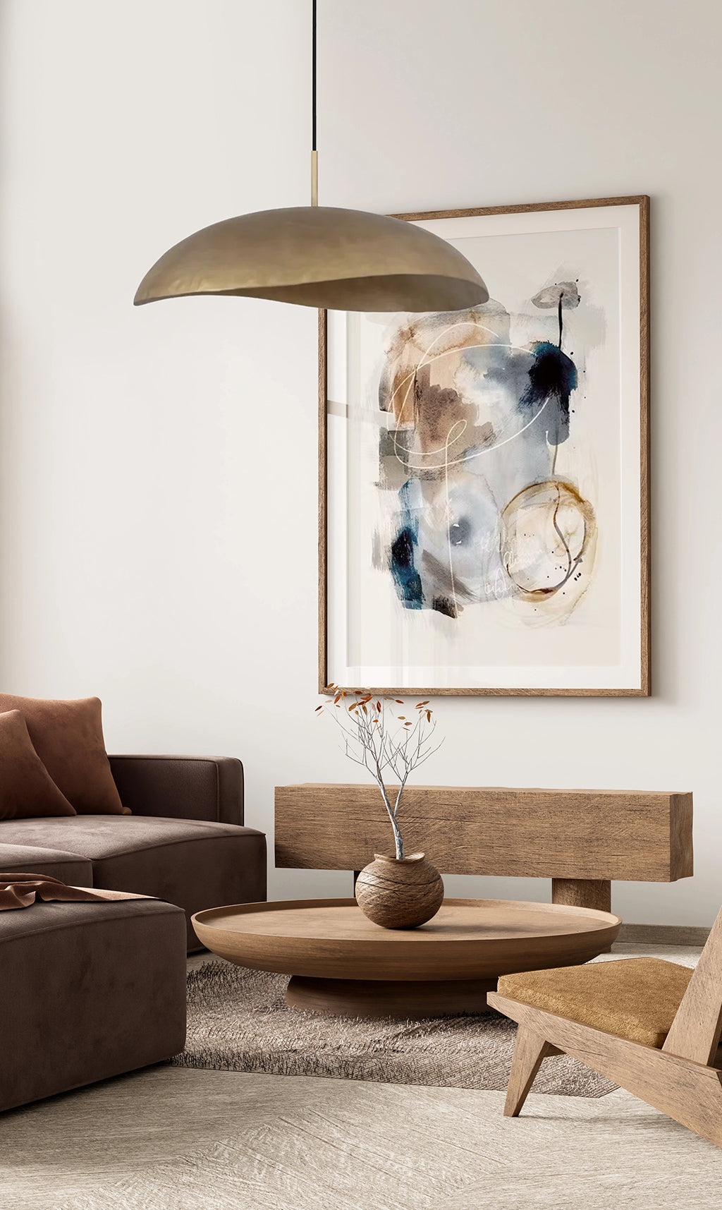 Dounia Home - DH-ZAHPENLIG-SM-MGM - Zahra Pendant Light - Matte Gun Metal