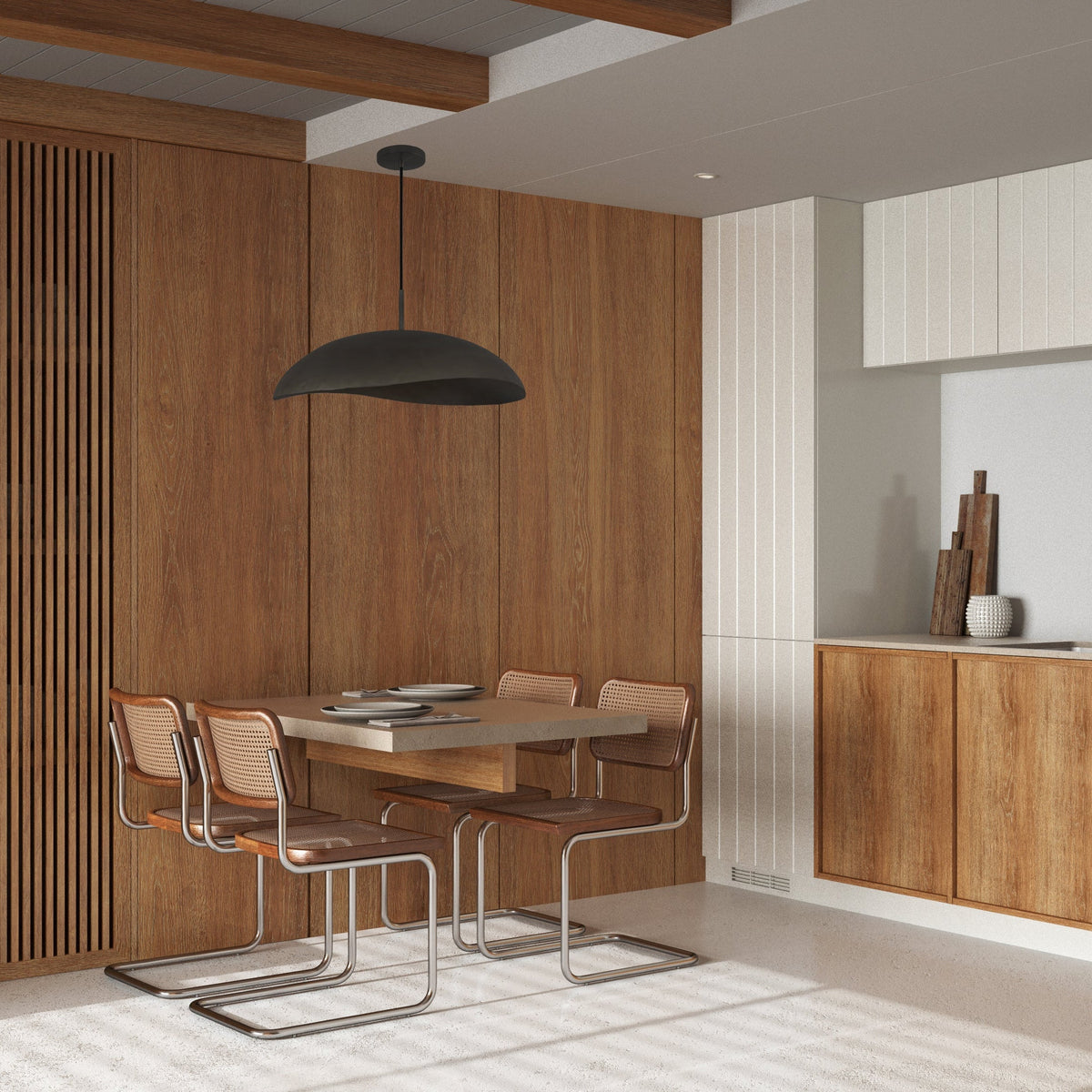 Dounia Home - DH-ZAHPENLIG-SM-BRS - Zahra Pendant Light - Polished Brass