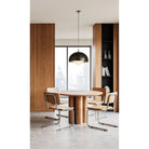 Dounia Home - DH-ZANMETDOM-SM-MGM - Zana Metal Dome-shaped Shade Suspension - Matte Gun Metal