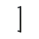 Emtek 84070.RECUS19.KNUS19 Select Rectangular Knurled Appliance Pull Flat Black in Flat Black (US19)