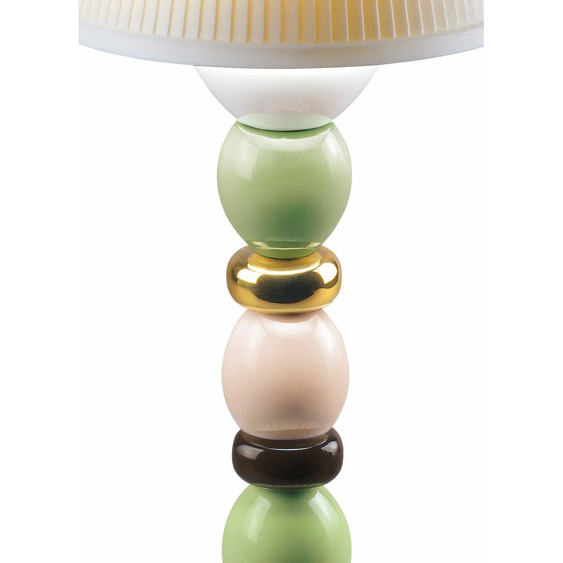 Lladro - Palm Firefly Golden Fall Table Lamp - 01023793 | Montreal Lighting & Hardware