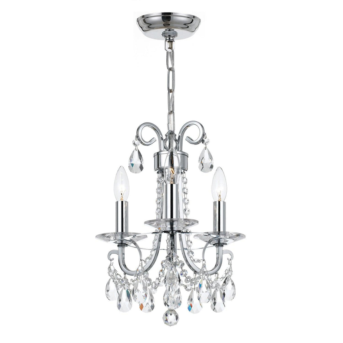 Crystorama - Othello Mini Chandelier - 6823-CH-CL-S | Montreal Lighting & Hardware
