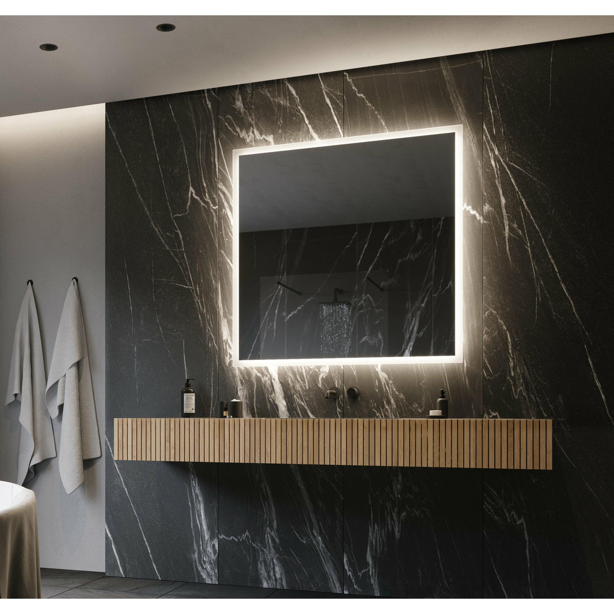 Paris Mirror - Rectangle Backlit LED Mirror - RECTX42423000 | Montreal Lighting & Hardware
