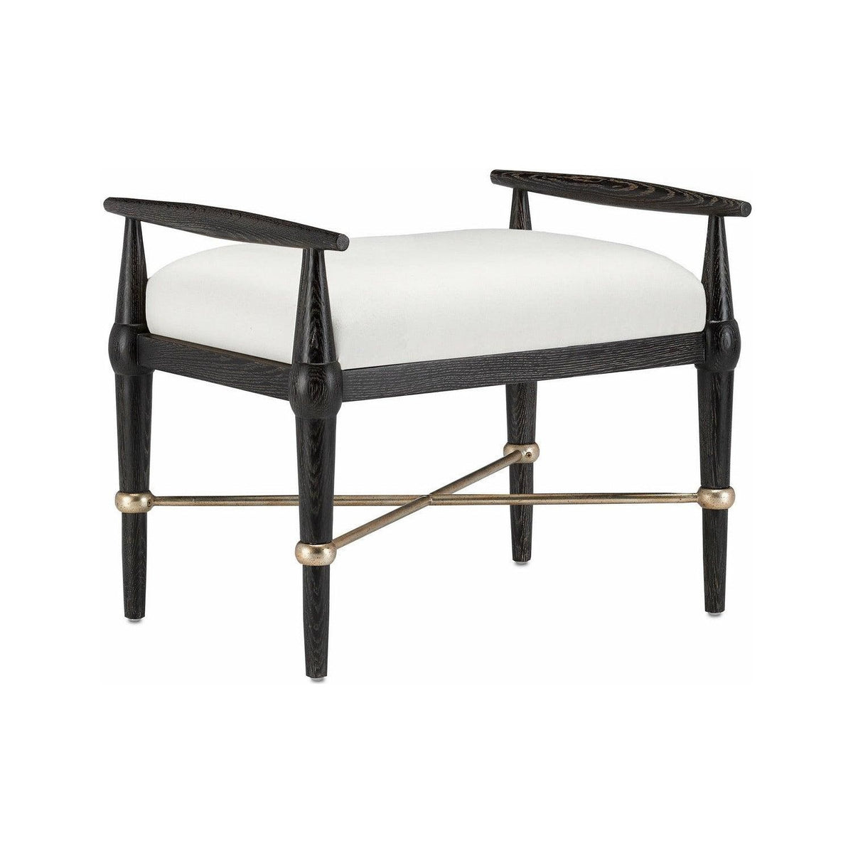 Currey and Company - Perrin Ottoman - 7000-0061 | Montreal Lighting & Hardware