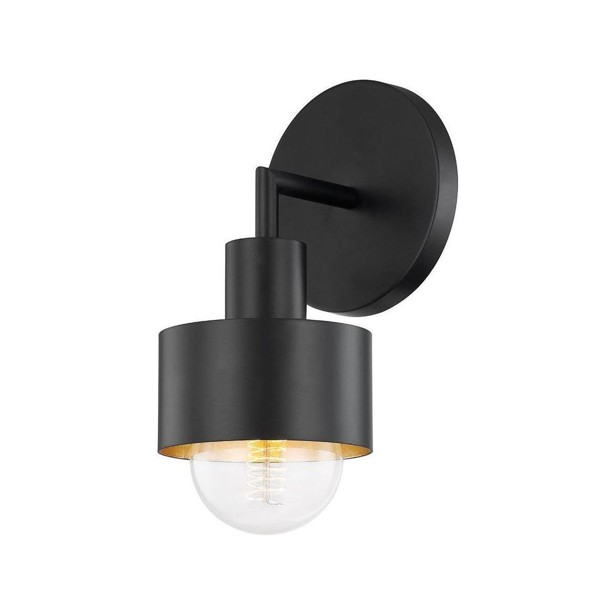 Troy Lighting - North Wall Sconce - B8711-SBK/GL | Montreal Lighting & Hardware