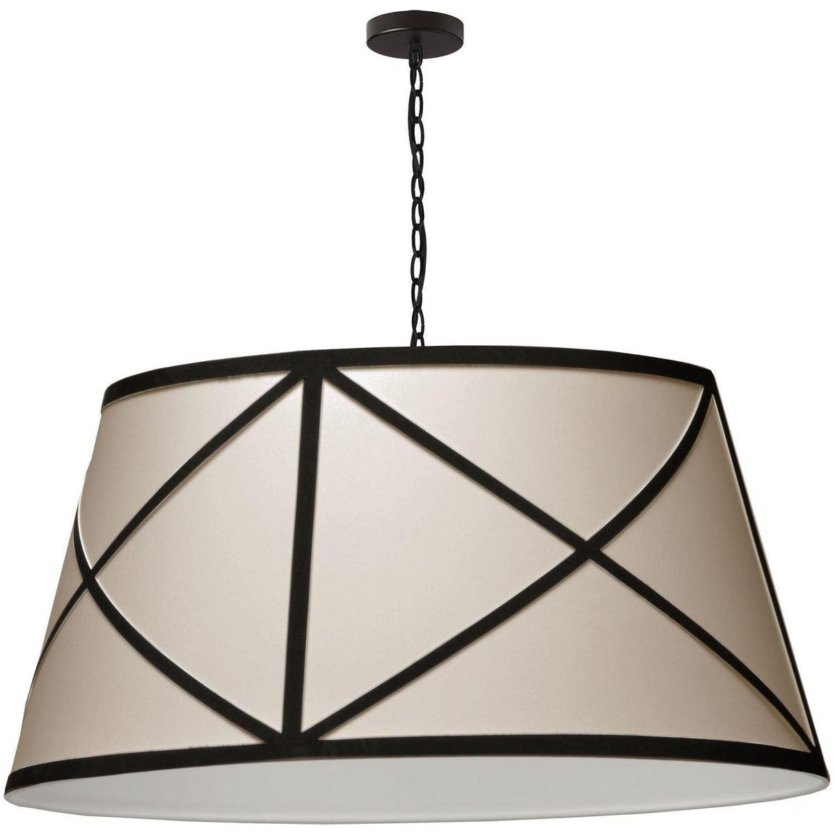 Dainolite - Parker Pendant - PKR-XL-MB-CBK | Montreal Lighting & Hardware