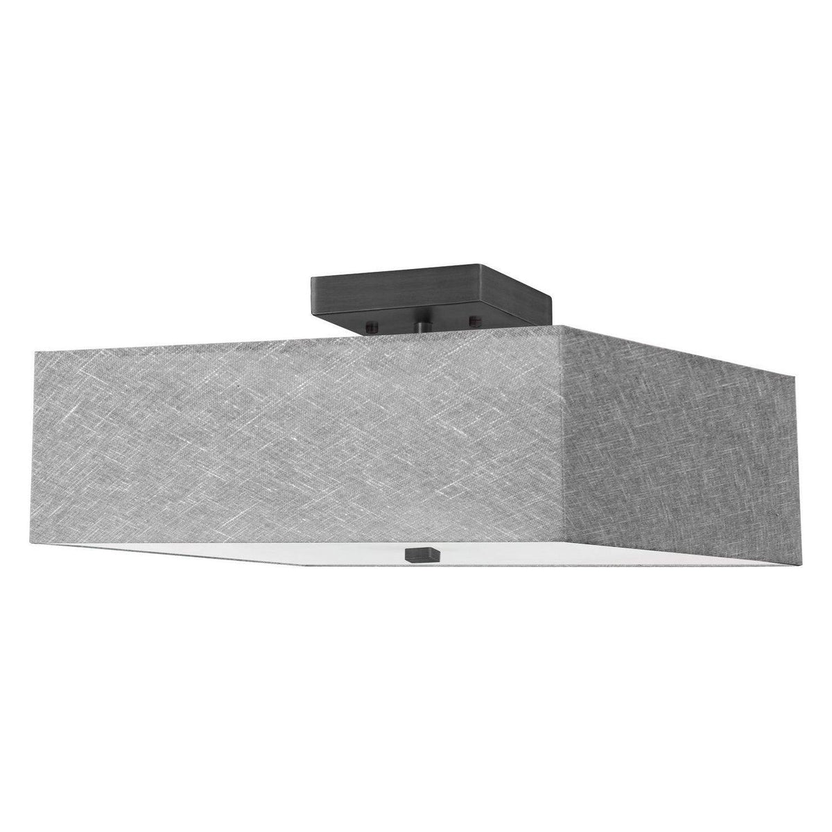 Dainolite - Seren Semi-Flush Mount - SRN-143SF-MB-GRY | Montreal Lighting & Hardware