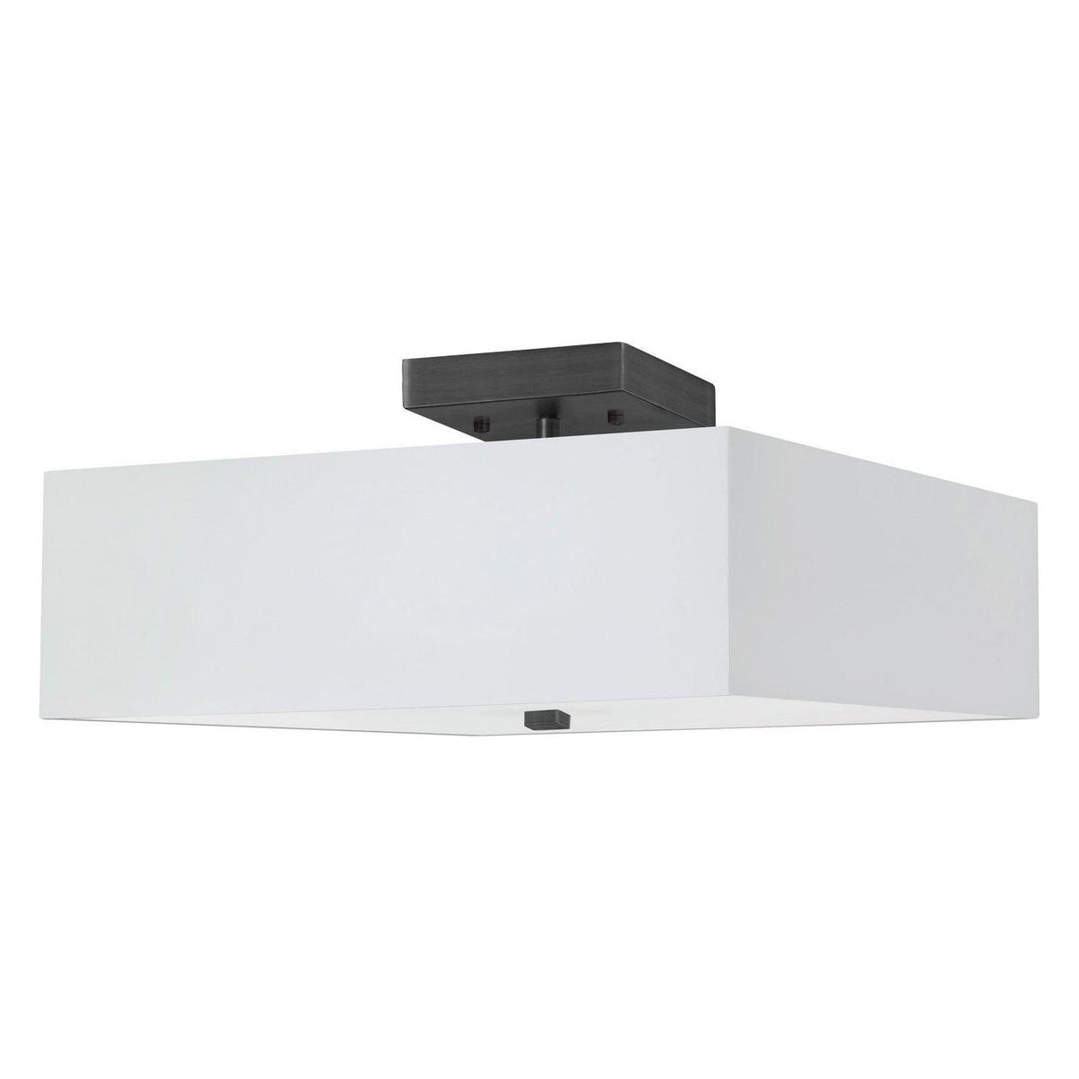 Dainolite - Seren Semi-Flush Mount - SRN-143SF-MB-WH | Montreal Lighting & Hardware