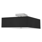 Dainolite - Seren Semi-Flush Mount - SRN-143SF-PC-BK | Montreal Lighting & Hardware