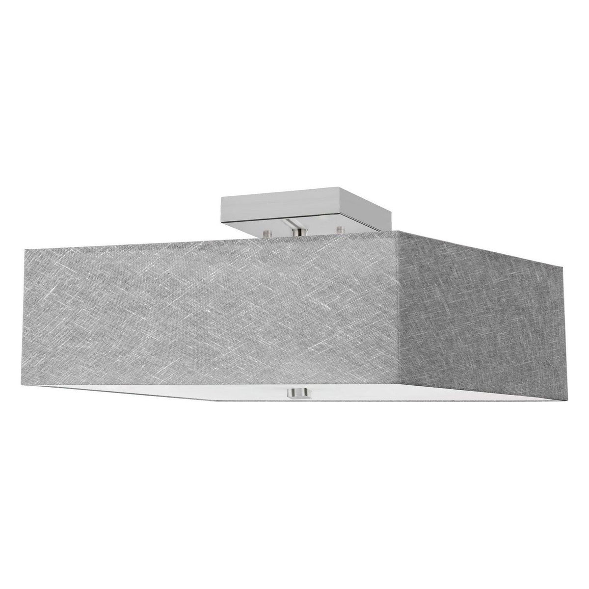 Dainolite - Seren Semi-Flush Mount - SRN-143SF-PC-GRY | Montreal Lighting & Hardware