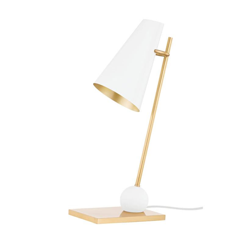 Hudson Valley Lighting - Piton Table Lamp - KBS1745201-AGB/SWH | Montreal Lighting & Hardware