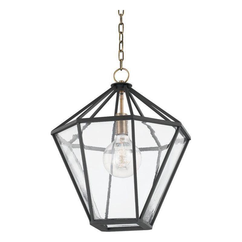 Troy Lighting - Moss Lantern - F8218-PBR/TBK | Montreal Lighting & Hardware