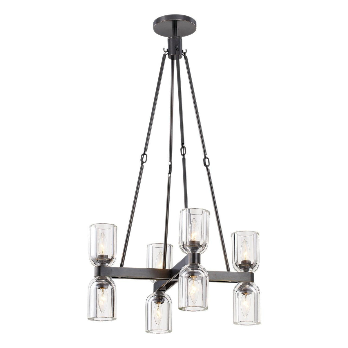 Alora Lighting - Lucian Up/Down Chandelier - CH338822UBCC | Montreal Lighting & Hardware