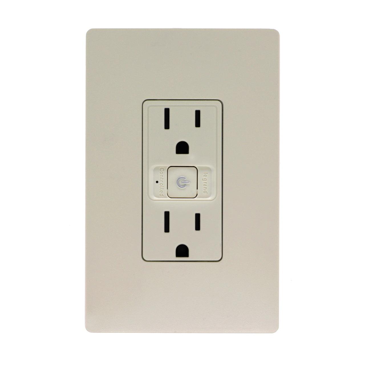 Legrand Radiant - radiant® Smart Outlet, Wi-Fi - WWRR15LACACCV2 | Montreal Lighting & Hardware