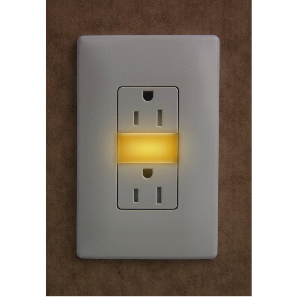 Legrand Radiant - radiant® 15A Tamper Resistant Outlet with Amber LED Night Light - NTL885TRAMBERW | Montreal Lighting & Hardware