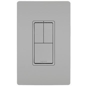 Legrand Radiant - radiant® Two Single-Pole Switches and Single Pole/3-Way Switch - RCD113GRY | Montreal Lighting & Hardware