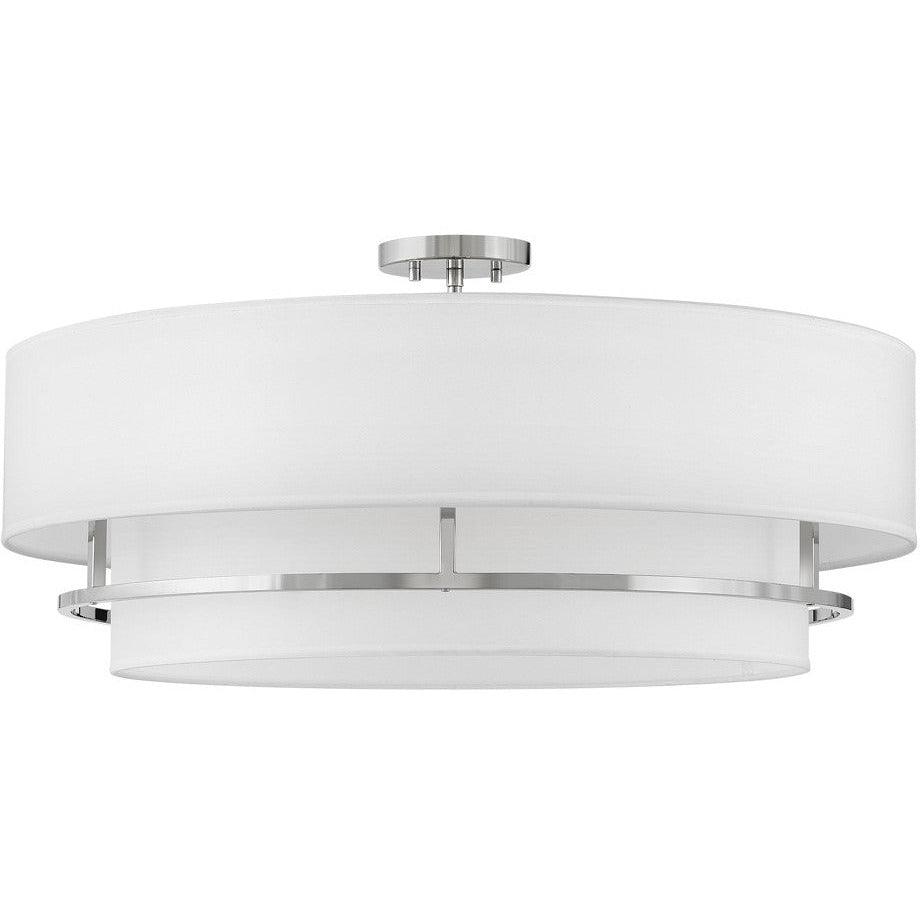Hinkley Lighting - Graham LED Semi-Flush Mount - 38895PN | Montreal Lighting & Hardware