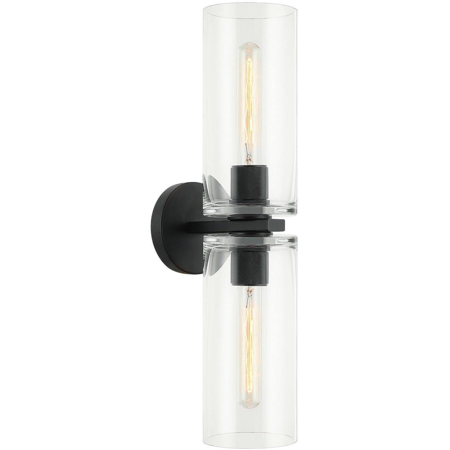 Matteo Lighting - Lincoln Double Wall Sconce - W32512MB | Montreal Lighting & Hardware