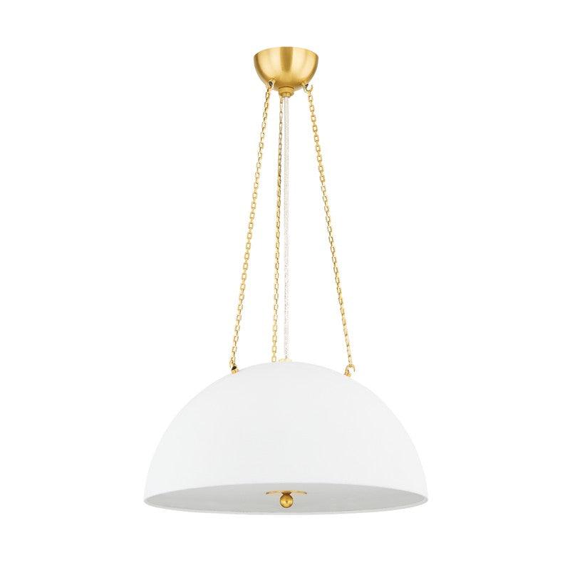 Hudson Valley Lighting - Chiswick Pendant - MDS1100-AGB/WP | Montreal Lighting & Hardware