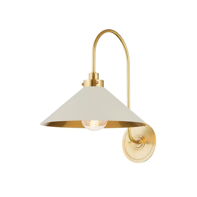 Hudson Valley Lighting - Clivedon Wall Sconce - MDS1400-AGB/OW | Montreal Lighting & Hardware