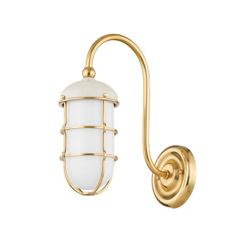 Hudson Valley Lighting - Holkham Wall Sconce - MDS1500-AGB/OW | Montreal Lighting & Hardware
