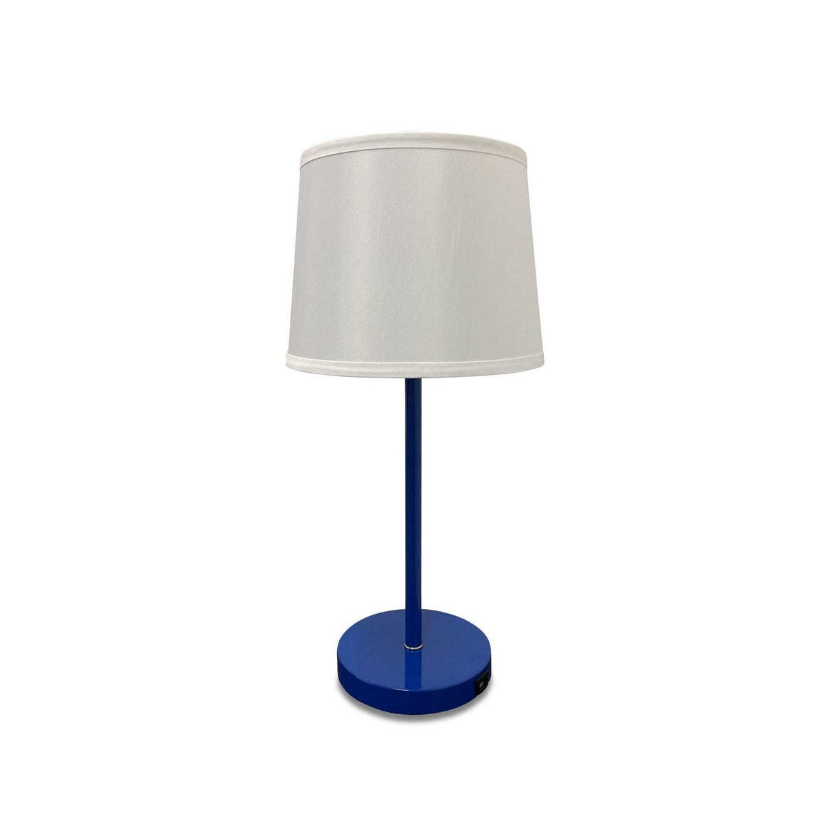 House of Troy - S550-COSN - One Light Table Lamp - Sawyer - Colbalt/Satin Nickel