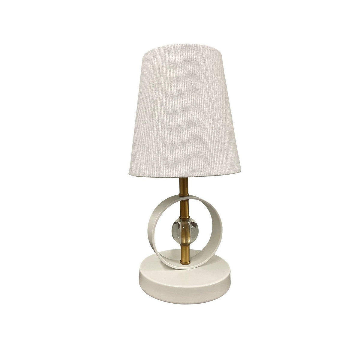 House of Troy - B210-WB/WT - One Light Accent Lamp - Bryson - Weathered Brass/White