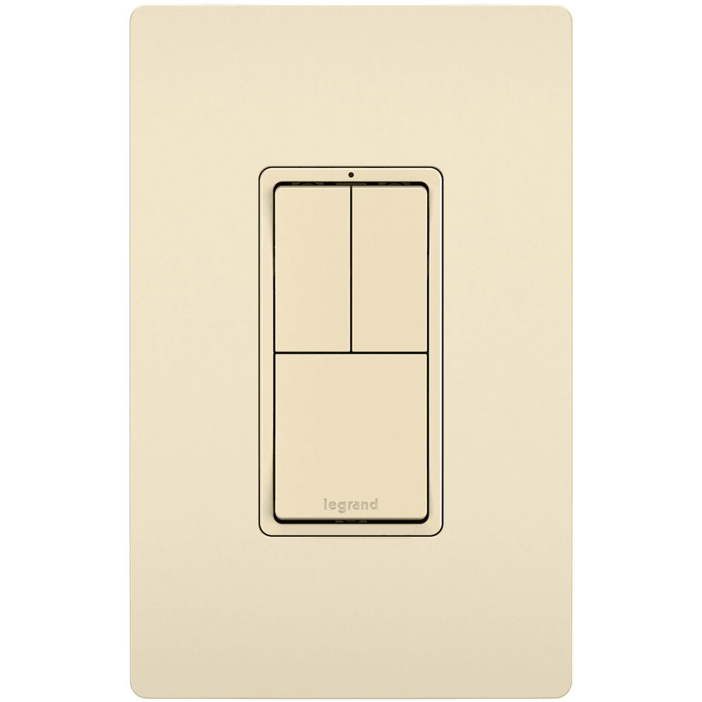 Legrand Radiant - radiant® Two Single-Pole Switches and Single Pole/3-Way Switch - RCD113LA | Montreal Lighting & Hardware