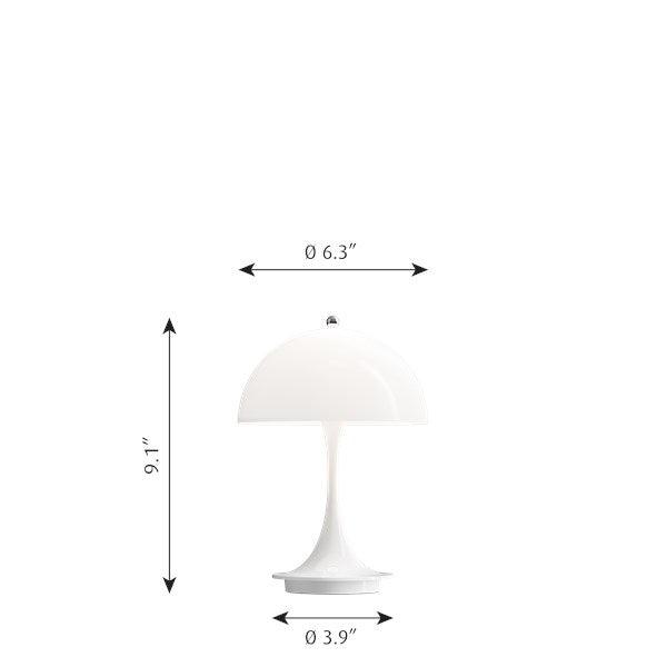 Louis Poulsen - Panthella Portable Table Lamp - 5744166768 | Montreal Lighting & Hardware