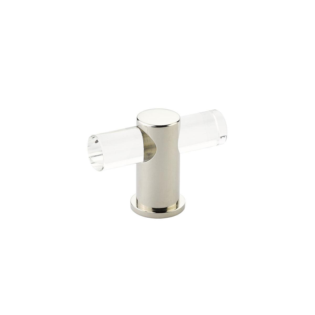 Schaub - Lumiere Adjustable Clear Acrylic T-Knob - 401-PN | Montreal Lighting & Hardware
