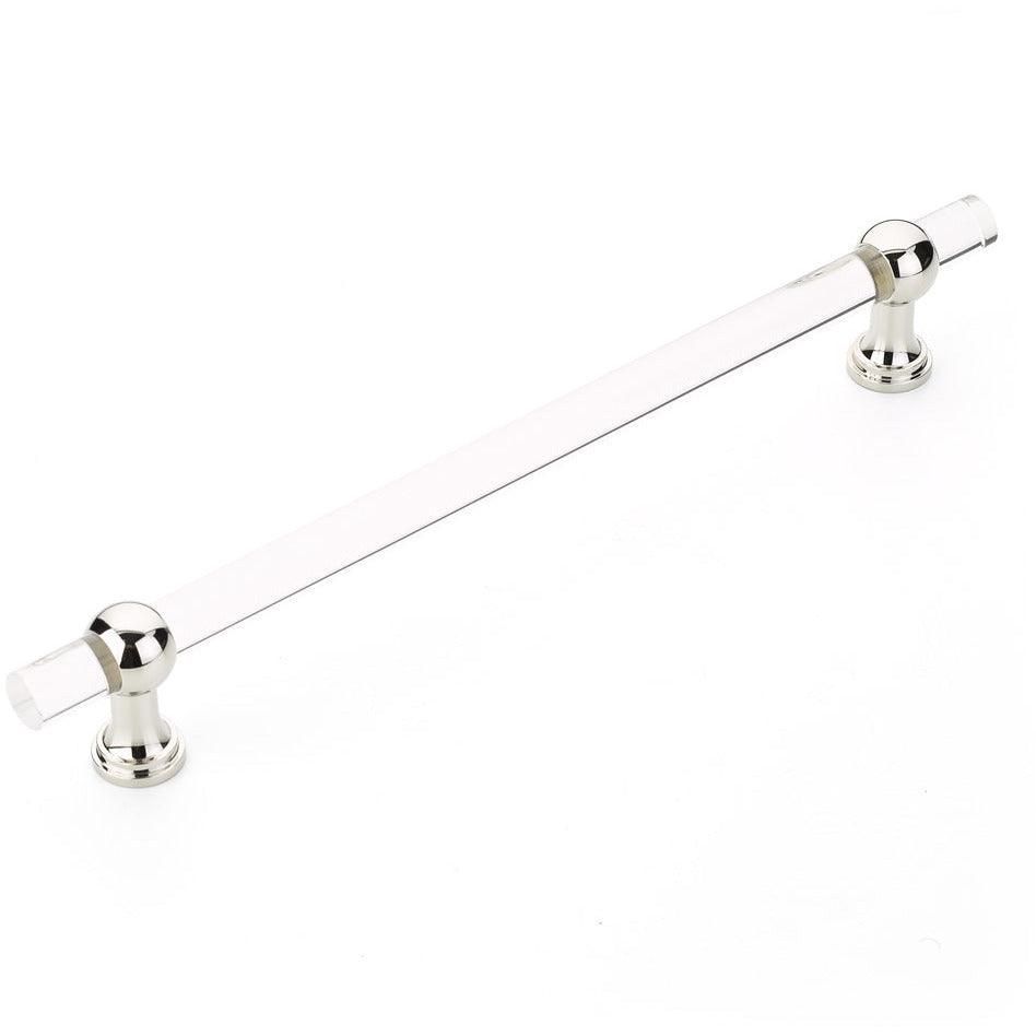 Schaub - Lumiere Transitional Non-Adjustable Clear Acrylic Appliance Pull - 412-PN | Montreal Lighting & Hardware