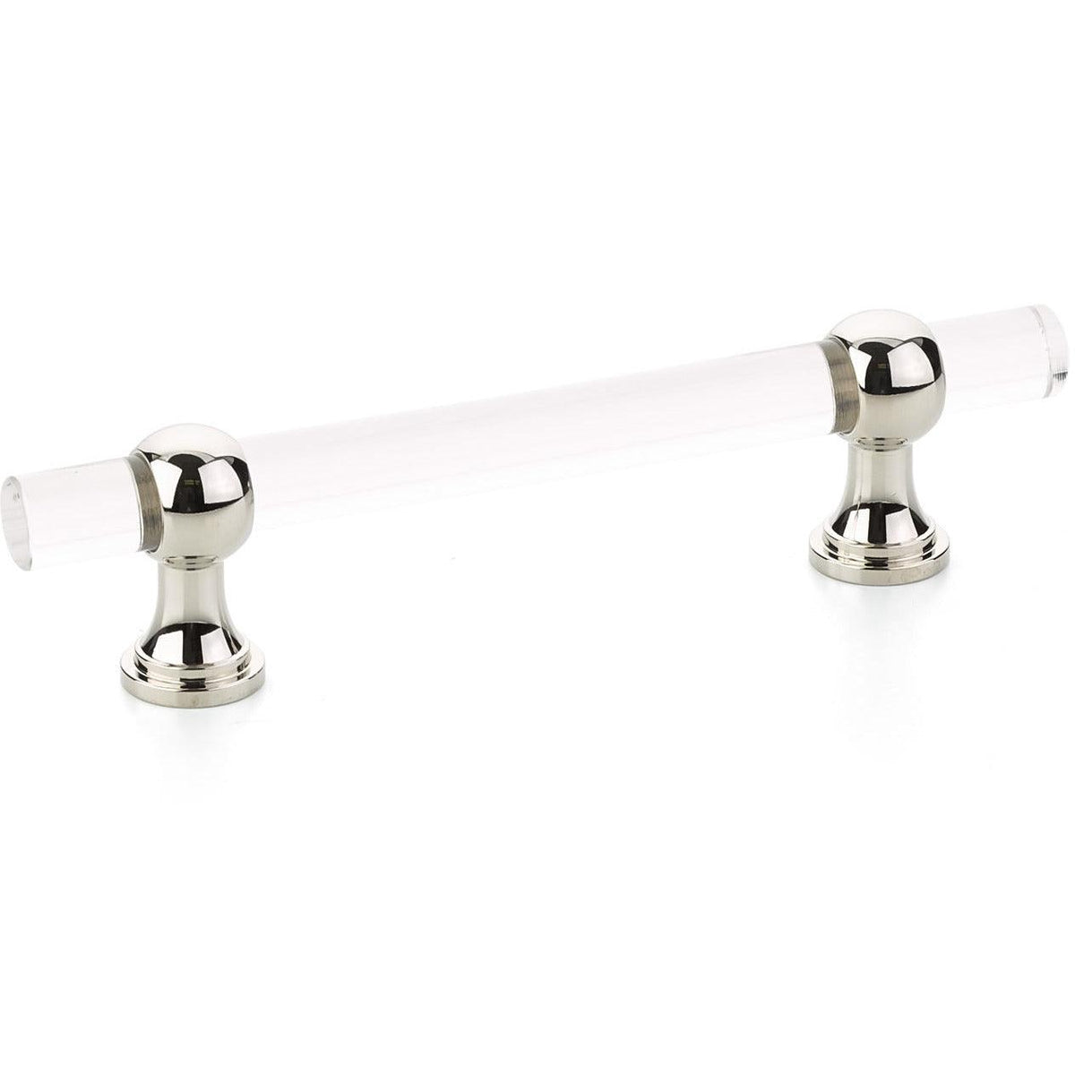 Schaub - Lumiere Transitional Adjustable Clear Acrylic Pull - 414-PN | Montreal Lighting & Hardware