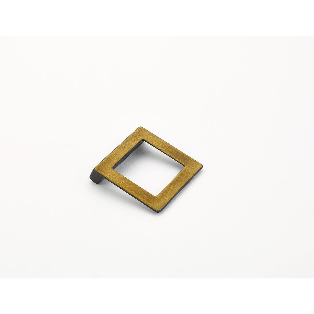 Schaub - Finestrino Angled Square Pull - 450-BRBZ | Montreal Lighting & Hardware